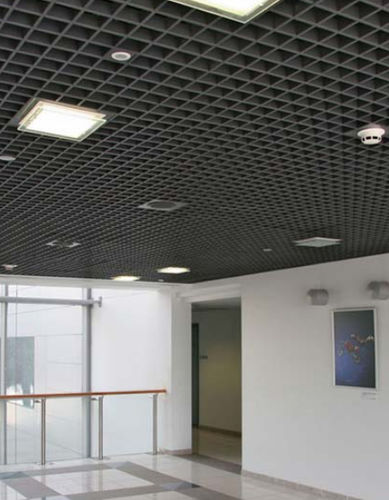 Dalle de faux plafond grille