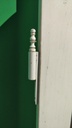 Ouvrant fenêtre cintrée bois blanc simple vitrage d