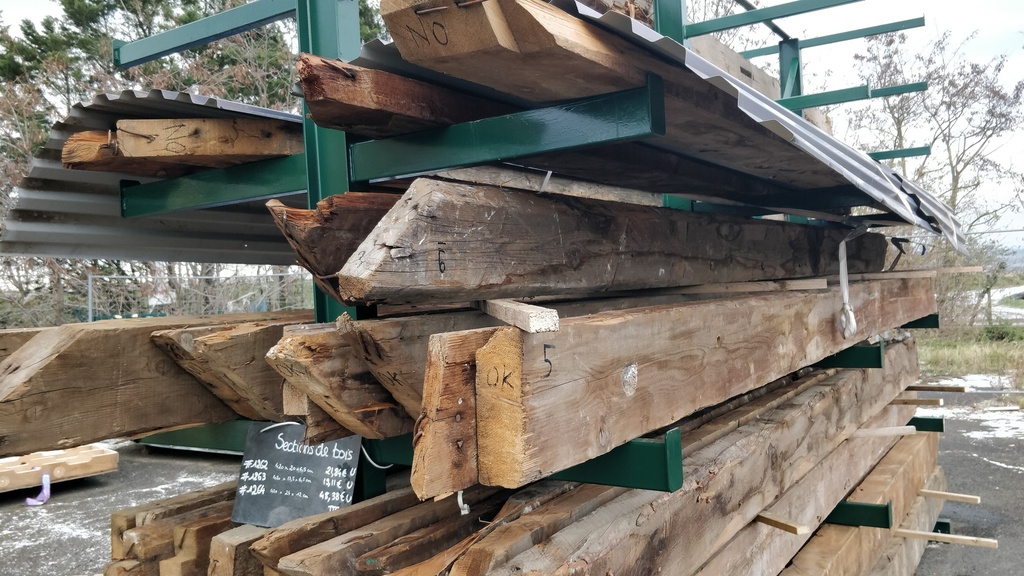 Bois issu de charpente