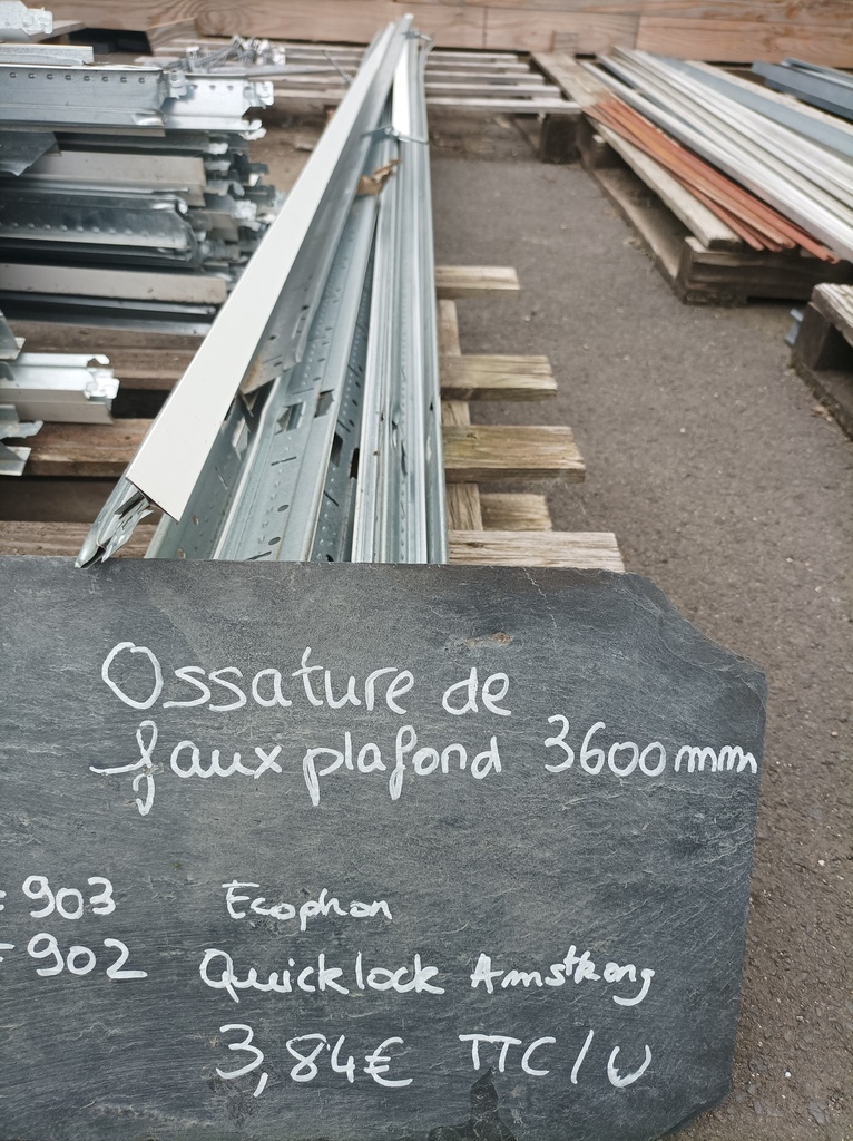 Ossature faux plafond