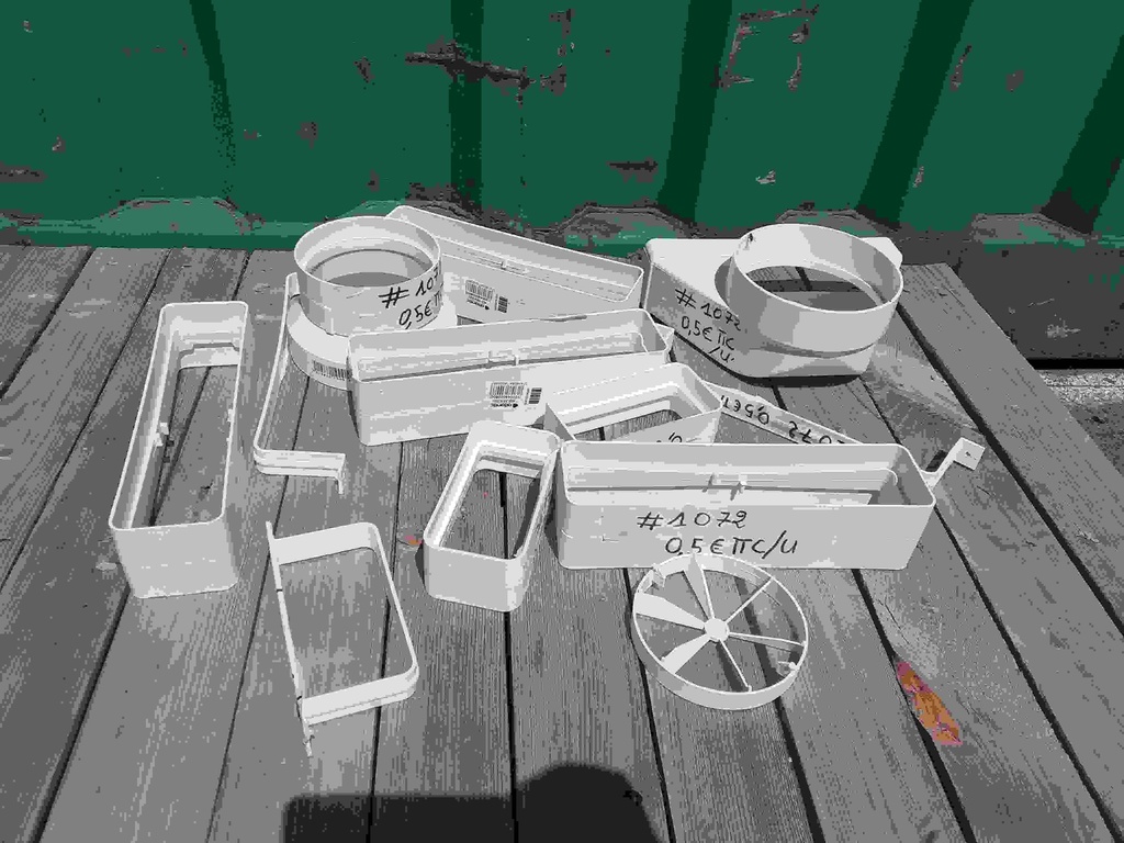 Accessoires gaine VMC plastique - taille diverse