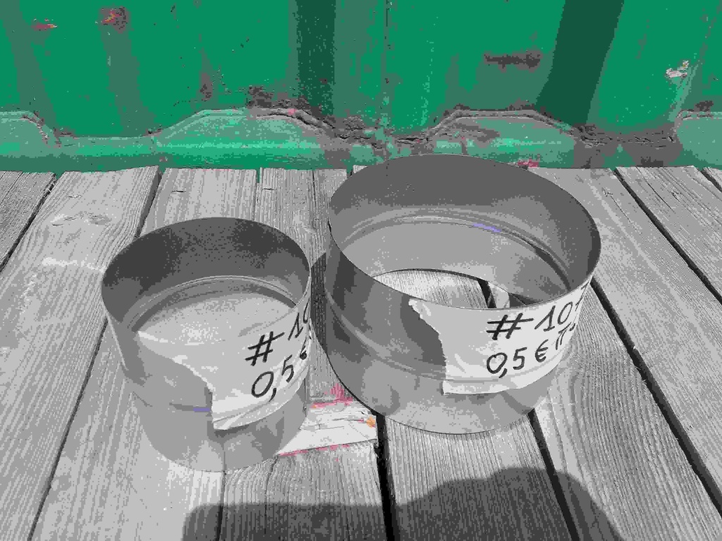 Raccord gaine VMC métal - taille diverse