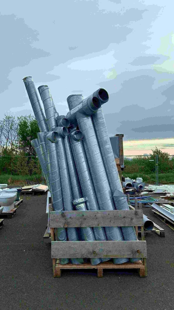 VMC - Conduit rigide en acier galvanisé Ø160mm