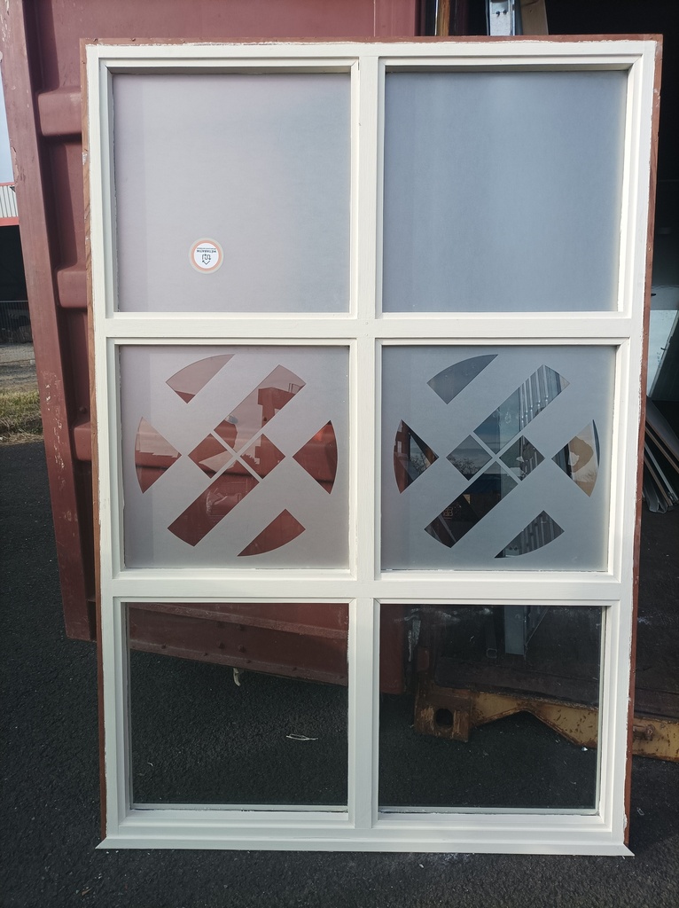 Fenêtre fixe bois intérieur