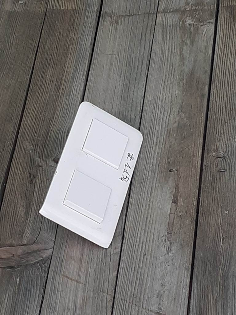 Interrupteur poussoir double