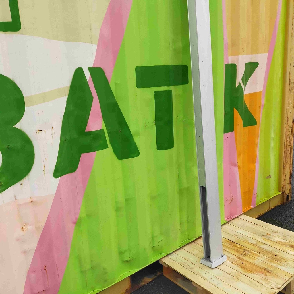 Colonne électrique double en aluminium