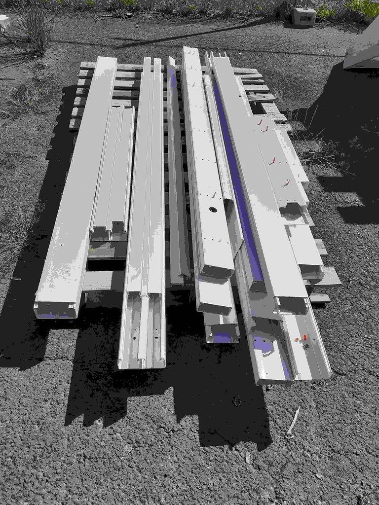 Goulotte double compartiment PVC