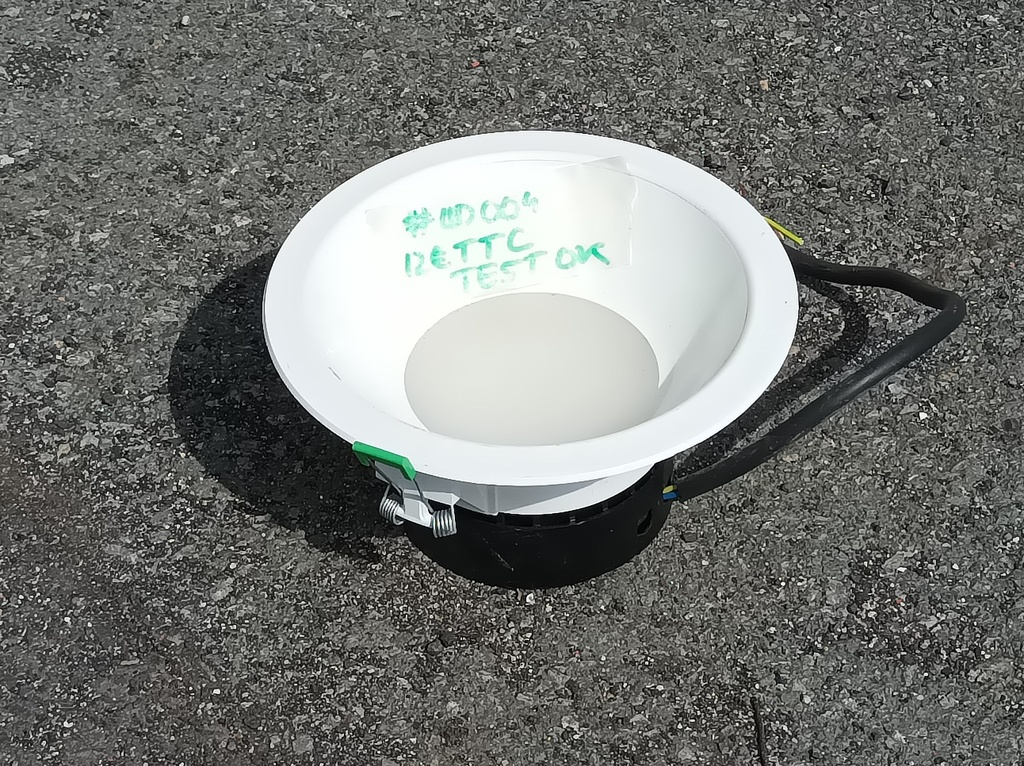 Luminaire led spot creux rond