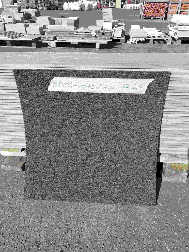 Dalle plombante de moquette bleue foncée moutonnée