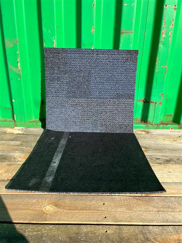 Dalle plombante de moquette bleue noire moutonnée