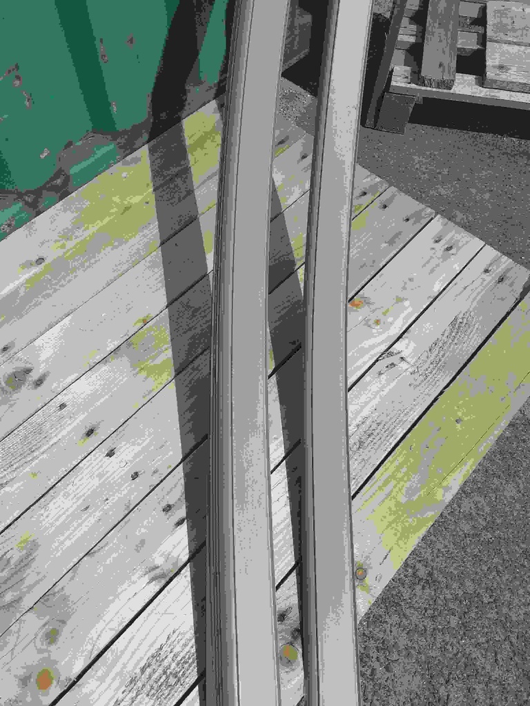 Plinthe PVC effet bois