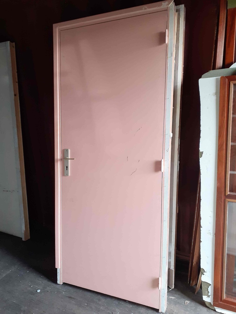 Bloc-porte bois pleine 73cm