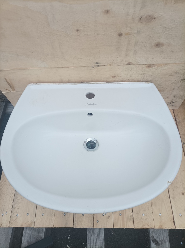 Lavabo céramique sans robinetterie