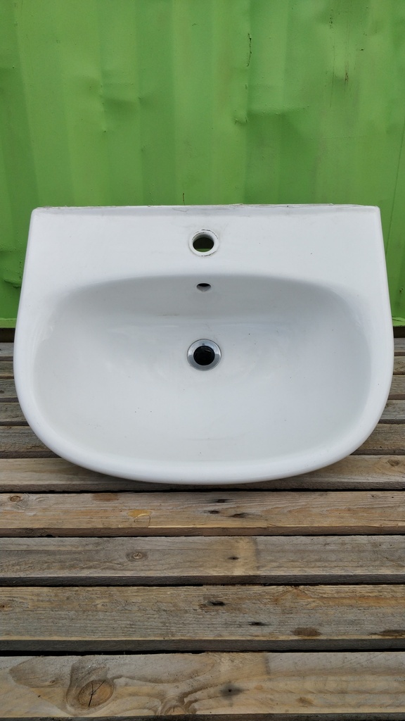 Lavabo céramique sans robinetterie