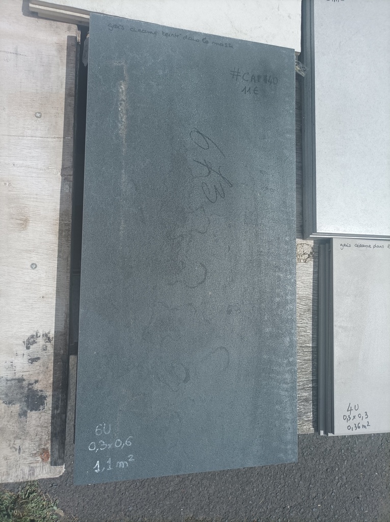 Lot 1.1m² carrelage 0.3x0.6 