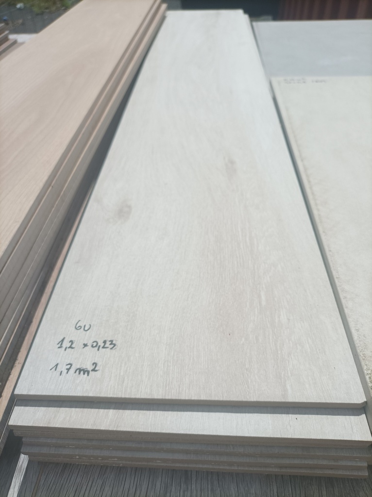 Lot 1,7m² carrelage 1,2x0.23