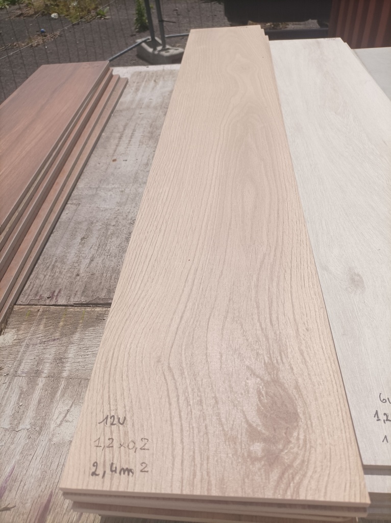 Lot 2,4m² carrelage 1,2x0.2