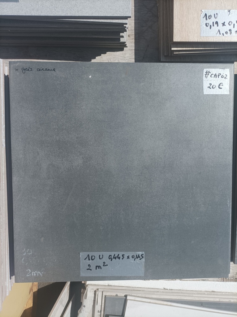 Lot 2m² carrelage 0,445x0,445