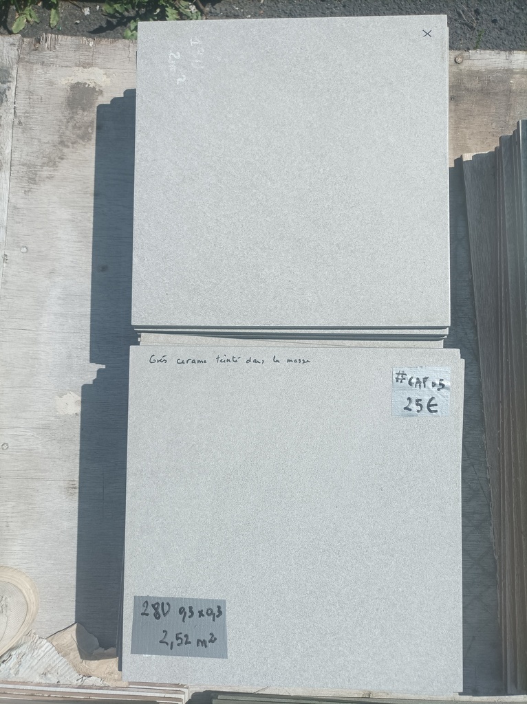 Lot 2,52m² carrelage 0,3x0,3