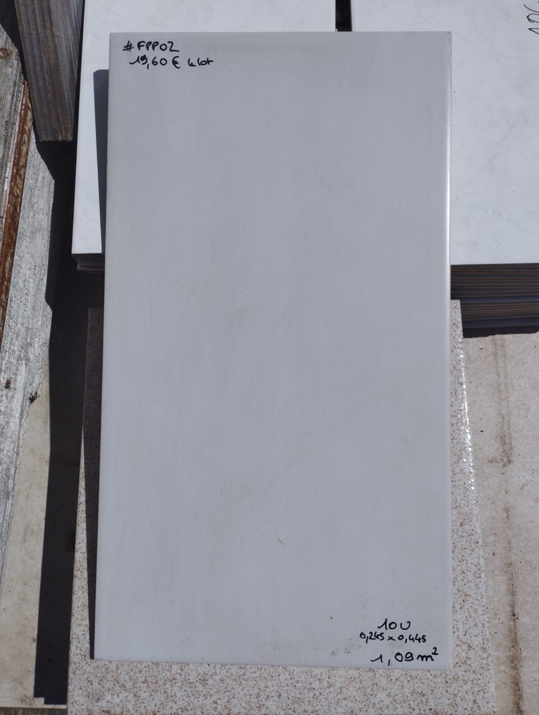 Lot 1,09m² faïence 0.245x0.445