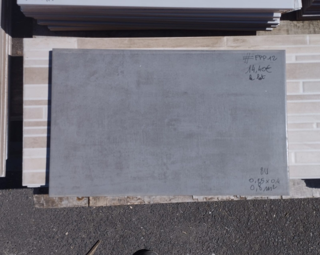 Lot 0,8m² faïence 0.25x0,4