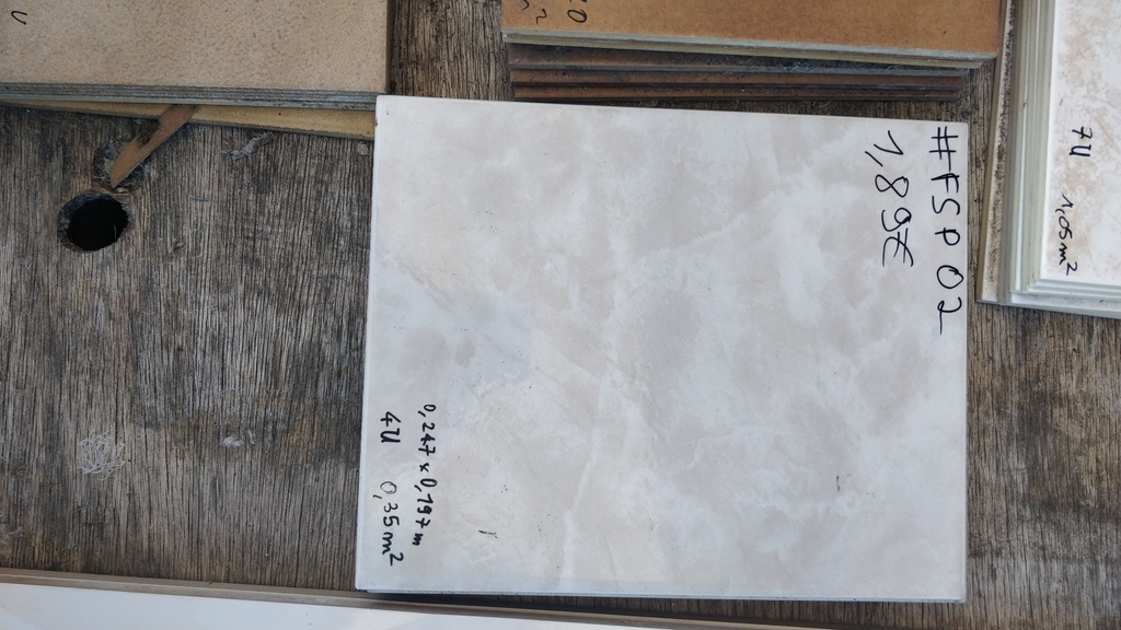 Lot 0,35m² faïence 0,247x0,197