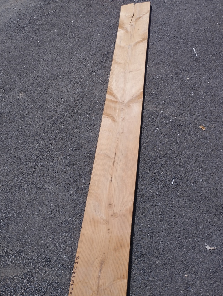 Planche bois 257x28,2x2,5 cm