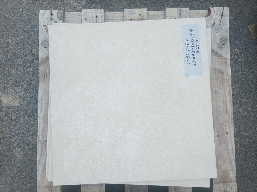 Lot 1.2m² carrelage 45x45cm (ép 5mm)