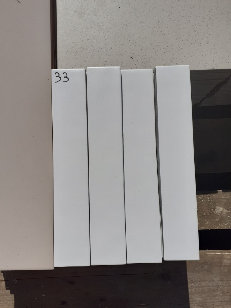 Lot 2.4m² faïence 30x5cm (ép 8mm)