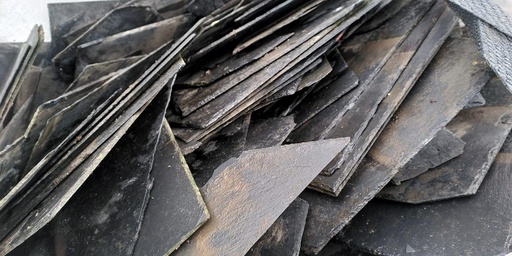 [#1270] Ardoise vrac pour réutilisation paillage/remplissage de gabion