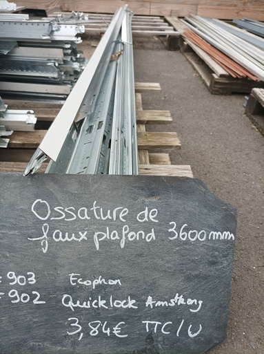 [#903] Ossature faux plafond