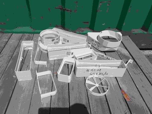 [#1072] Accessoires gaine VMC plastique - taille diverse