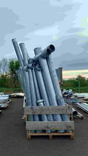 [#986] VMC - Conduit rigide en acier galvanisé Ø125mm