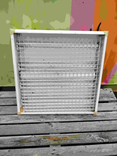 [#465] Luminaire dalle encastrable grille