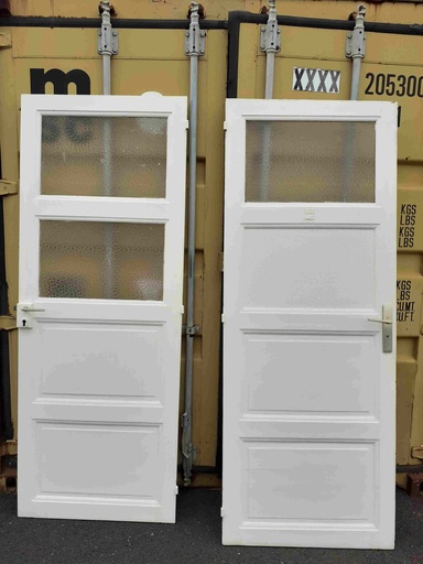 [260112CLFD2] Ouvrant de porte bois vitré tirant droit