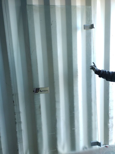 [#769] Ouvrant porte verre flouté 83