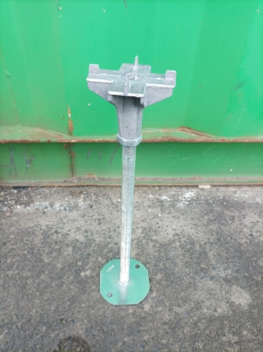 [#1341] Pied verin plancher technique tête et embase