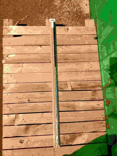 [#1113] Profil de raccord aluminium imitation bois