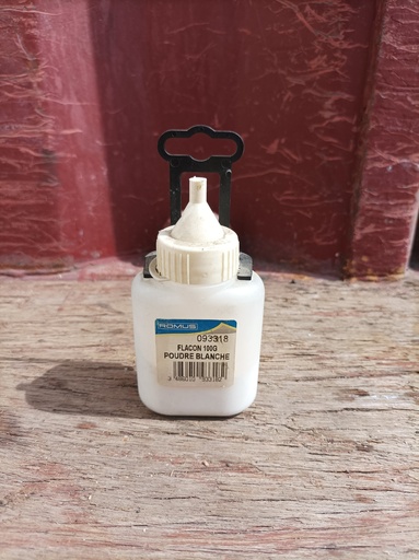 [#1168] Flacon poudre blanche