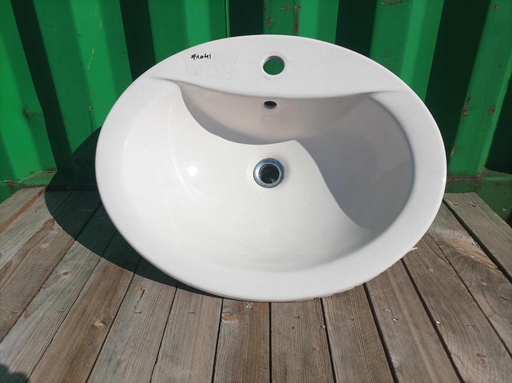 [#1041] Lavabo céramique sans robinetterie céramique