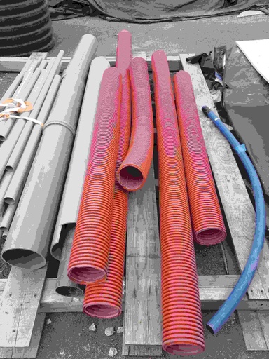 [#959] Tuyau évacuation pvc (gris) Ø125mm