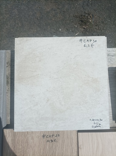 [CAP30] Lot 0,63m² carrelage 0.30x0.30 