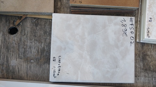 [#FSP02] Lot 0,35m² faïence 0,247x0,197