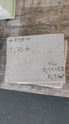 [#FSP17] Lot 0,25m² faïence 0.015x0.012