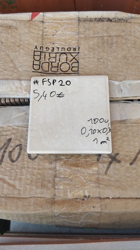 [#FSP20] Lot 1m² faïence 0.10x0.10 