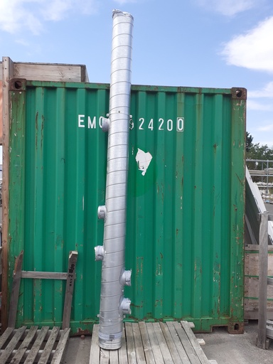 [260709EPO06] VMC - Conduit rigide en acier galvanisé Ø210mm